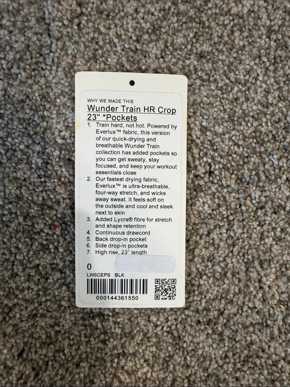 lululemon athletica Black High-Rise Performance Leggings
